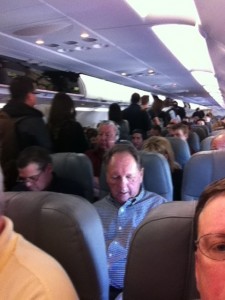 Jim on plane