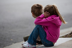 Two Kids, boy and girl (Trysta), Watch the Par...