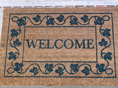 New welcome mat from my parents New welcome mat from my parents