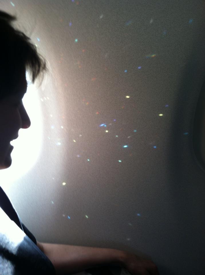 Lauren flying through stars