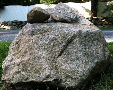Mother boulder with tot rocks on top Mother boulder with tot rocks on top-ThinkSpin.com